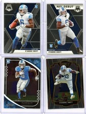 4 * D'ANDRE SWIFT * 2020 MOSAIC ABSOLUTE SELECT ROOKIE RC'S