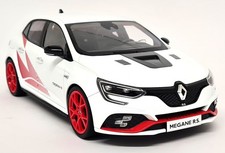 Norev 1/18 - Renault Megane R.5 Trophy-R 2019 White / Red Diecast Model Car