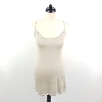 Hessnatur Trägertop Damen 34 Beige Seide Baumwolle Tanktop Ärmellos Hess Natur - Bild 1 von 4