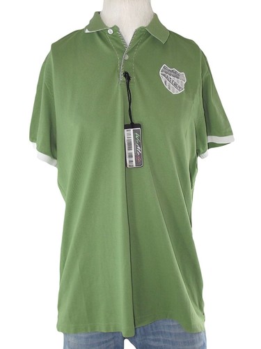 Marlboro Classic Polo Para Hombre L XL Extra Grande Verde Manga Corta...
