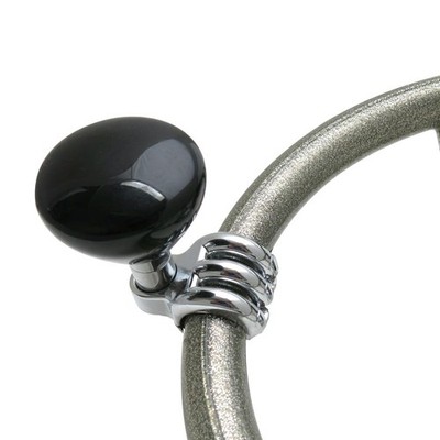 Black Retro Mushroom Custom Adjustable Suicide Brody Knob