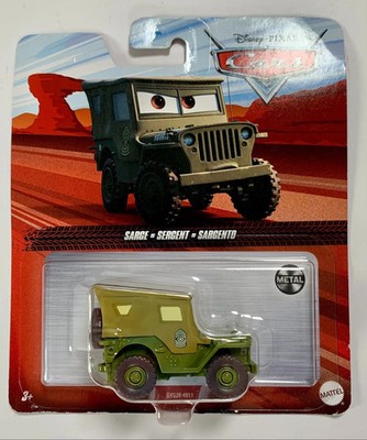Disney Pixar Cars Sarge Sergent Sargento Metal Toy Car Mattel 2021