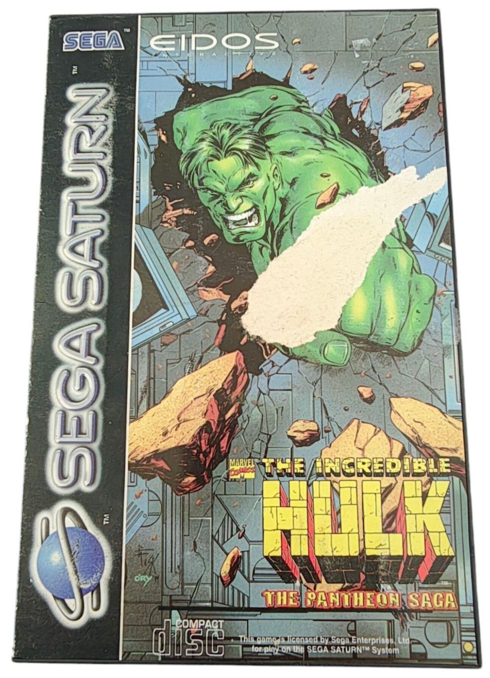 The Incredible Hulk The Pantheon Saga Sega Saturn PAL