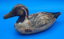 Decoy Duck Carved Wood circa 1900 Antique - Hunting Interest - Folk Art Interest