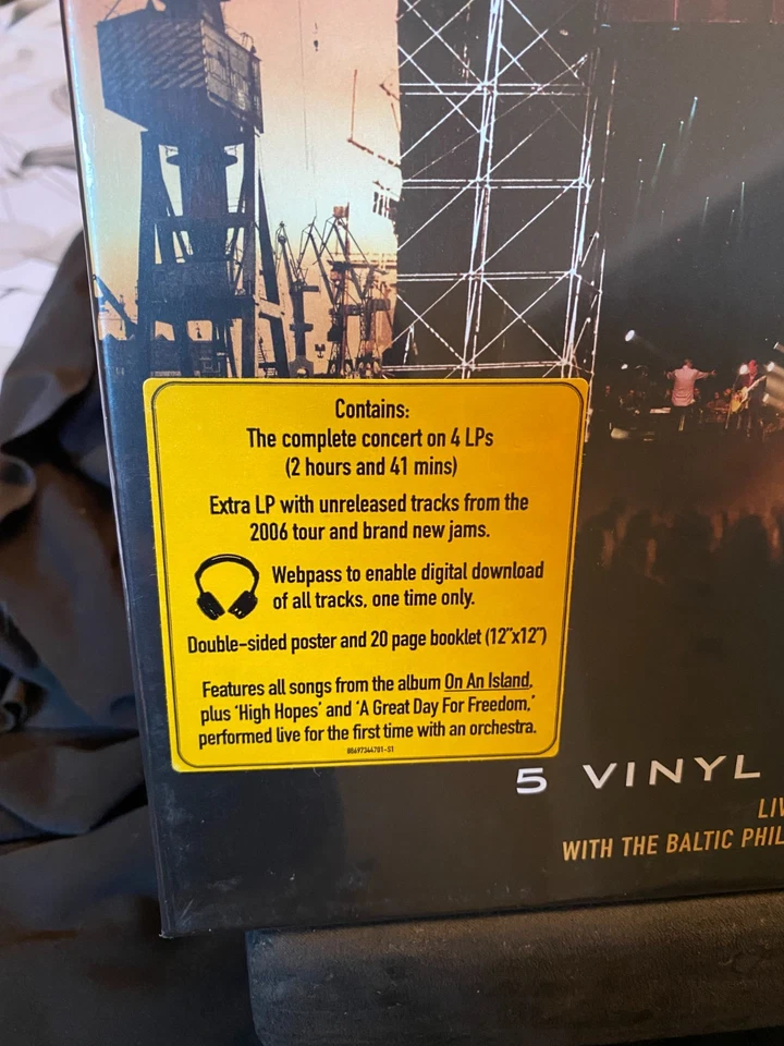 David Gilmour Live in Gdansk 5lp Box Set SEALED!!! MINT!!! MINT!!! MINT!!! - Image 2 of 3