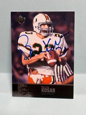 JA4418 2011 UD College Football 1997 Legends Bernie Kosar Certified Autograph 30
