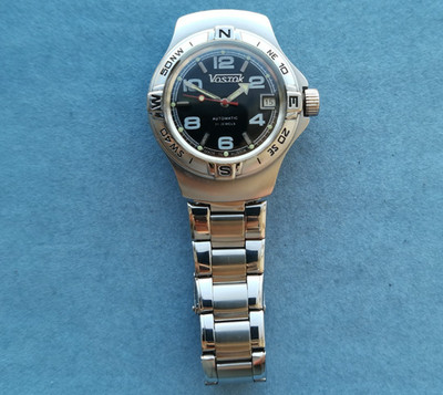 Automatikuhr Vostok Wostok Amphibian mov.2416B 31 Jewels WORK WELL RU 2000''s