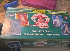 1991 Score Baseball Set - Factory Sealed | Includes Magic Motion Trivia Mint