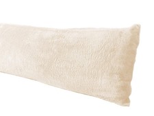 Extra Soft Body Pillow Cover, Sherpa/Microplush Material, 20x54 Inches, Zippe...