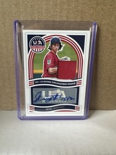 2024 USA Baseball Stars & Stripes Team Signature Material Grant Mehrhoff #NTS-GM