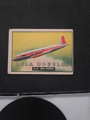 1952 Topps Wings CREASES #144 DC6A Douglas U.S. - GD