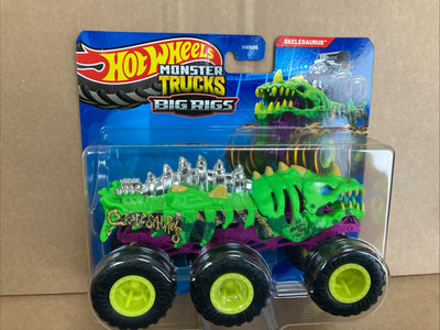 HOT WHEELS DIECAST MONSTER TRUCKS - Big Rigs - Skelesaurus - Kombiversand