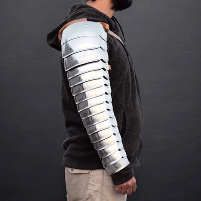 #ad Gladiator Manica 18 gauge Steel Battle Ready Roman Arm Armour $96.00