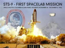 Space Shuttle Mission STS-9 flown artifact presentation