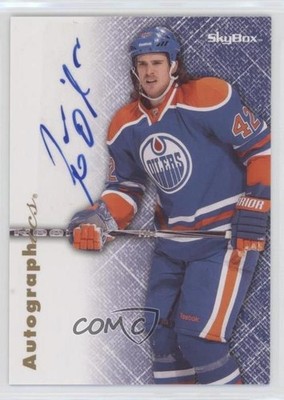 2012-13 Fleer Retro 1996-97 Skybox Autographics Ryan O'Marra #96-RO Auto 2d8