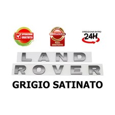 Logo per Land Rover H. 4 cm Grigio Satinato fregio stemma discovery freelander