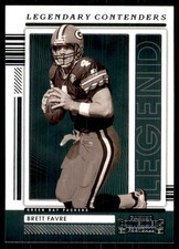 2021 Panini Contenders Legendary Contenders Brett Favre Green Bay Packers #6