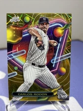 2023 Topps Cosmic Chrome - Carlos Rodon #63 Gold Interstellar Refractor /50