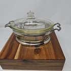 Vintage Pyrex 022-622- B Casserole Dish With Lid and Serving Cradle