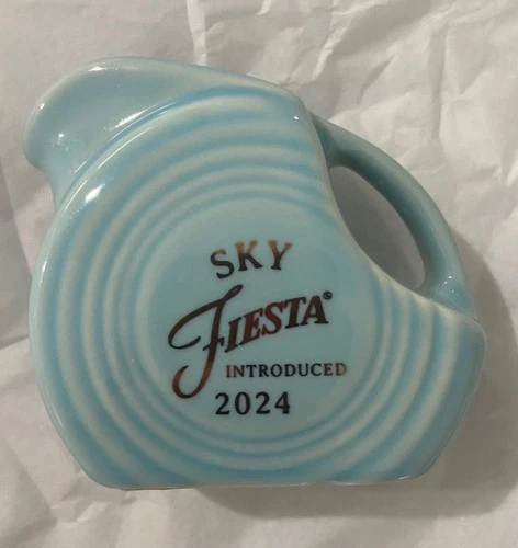Fiestaware Mini Disk Pitcher Dancing Lady Sky New 56th Color 2024 Fiesta