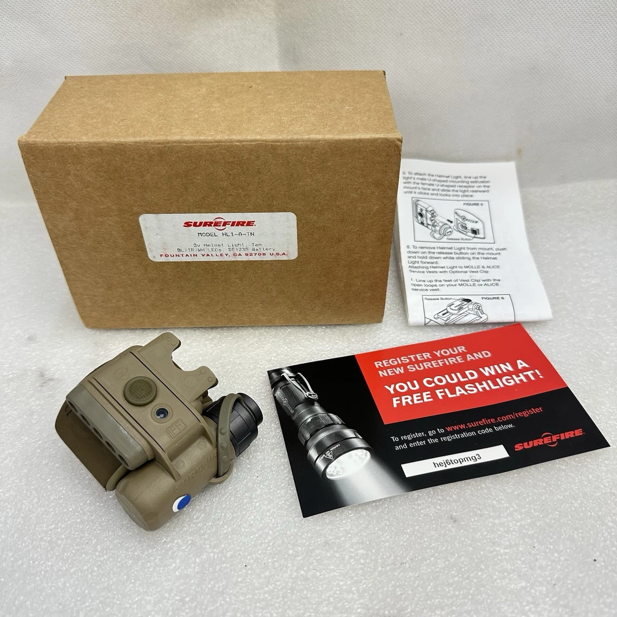 Surefire Helmet Light for sale | eBay