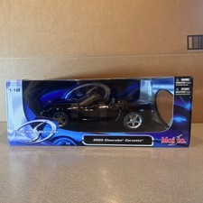 Maisto 1:18 2005 Chevrolet Corvette Black Diecast Car Special Edition