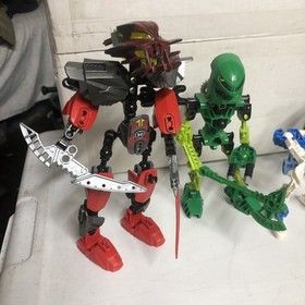 LEGO Bionicle Lot of 5 Near Complete figures For parts Or Complete
