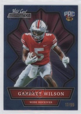 2021 Wild Card Alumination NIL Collegiate Edition Blue 17/99 Garrett Wilson 2b2