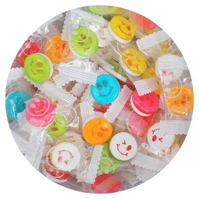 Smiley Face Hard Candy, 1 Pound Bulk Bag, Individually Wrapped Assorted...