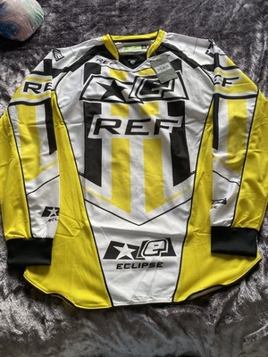 Planet Eclipse Gelb Ref Paintball Trikot Langarm T-Shirt XL