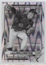 2021 Bowman Draft Chrome Black & White RayWave Refractor Owen Kellington 0bz6