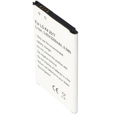 Akku passend für LG K4 2017, Li-Ion, 3,85V, 2200mAh, 8,5Wh