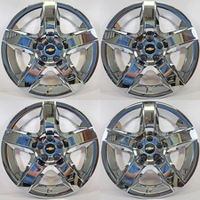 2008-2012 Chevrolet Malibu Lt 3277 17 Chrome Hubcaps Wheel Covers 9596921 Set
