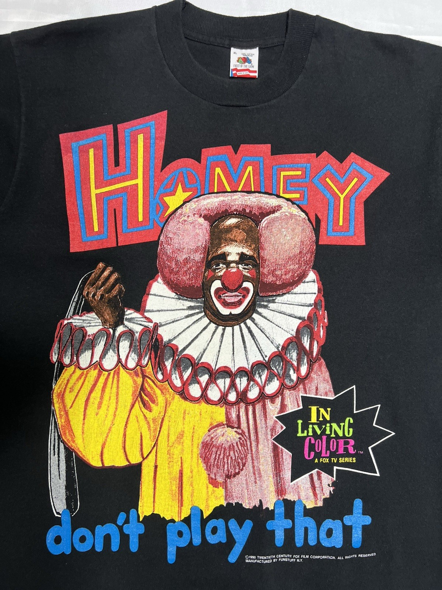 1990 In Living Color Damon Wayans Homey The Clown Shirt Rare Grail 