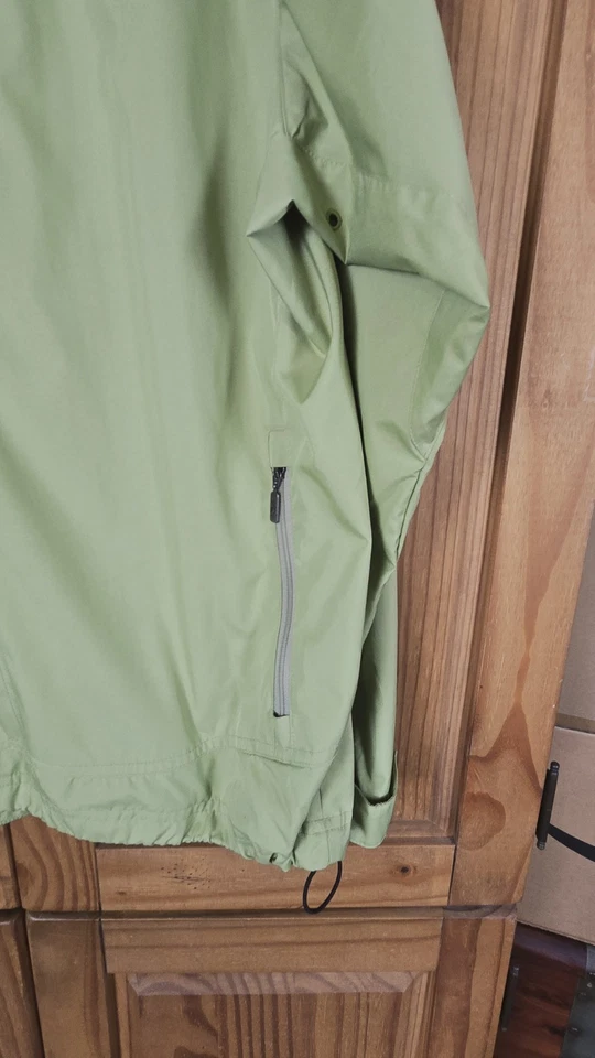Royal Robbins Windbreaker Jacket Mens XL Green Outdoor Travel, Hooded, Front Zip - Image 4 of 4