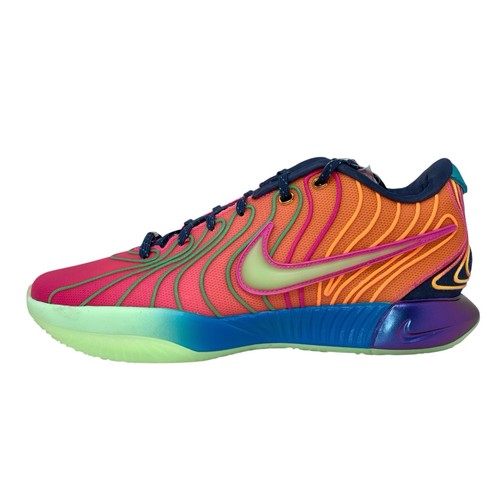 Nike Lebron 21 'What The?' Gradient Blue Pink Sneakers, Size 10.5 HF5353-400