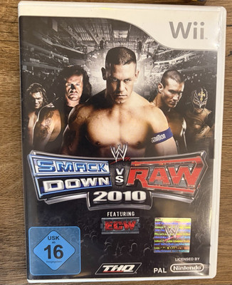 THQ WWE SmackDown vs. Raw 2010 Wii PAL USK 16 inkl. Handbuch