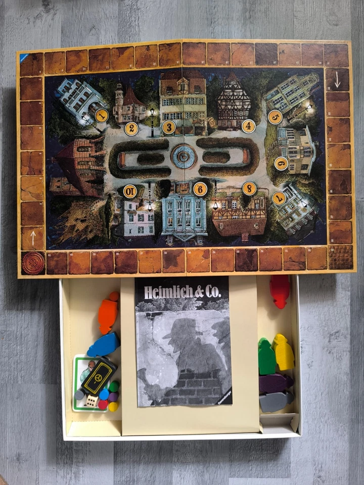Heimlich und Co Ravensburger Brettspiel Spiel des Jahres 1986 (vollständig) - Bild 2 von 2