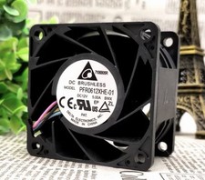 Delta Electronics DC BRUSHLESS 12V 5A 60x60x38mm DC Tubeaxial Fan PFR0612XHE-01
