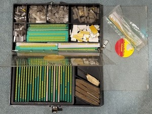 Grafoplast Wire Marker Kit, Case, Tools, with various Numbers, Letters, Sleeves