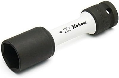 Ko-ken 14145PM.110-22 1/2 Sq. Dr. Wheel Nut Socket 22mm Extra Thin walled Len...
