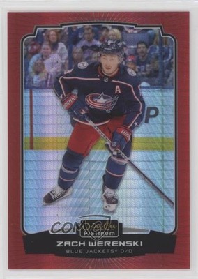 2022-23 O-Pee-Chee Platinum Red Prism 159/199 Zach Werenski #90 b8c