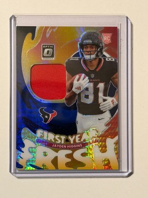 2025 Donruss Optic First Year Fresh Jayden HIGGINS