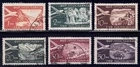 1951 Yugoslavia SC# C34-C41 - Iron Gate Derdap - 6 Different Stamps - Used -1