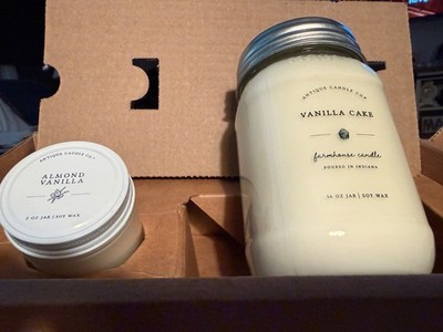 NEW | Antique Candle Company |Vanilla Cake, 16 oz Mason Jar Candle