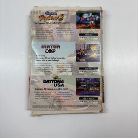 3 Free Game Pack [Virtua Cop, Virtua Fighter 2, Dayton USA] (Sega Saturn, 1996)