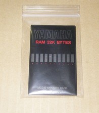 Yamaha MCD32 32K RAM Memory Card Used Made in Japan