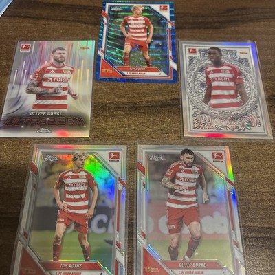 /150 Topps Chrome Bundesliga 25/26 UNION BERLIN 5 Karten Insert Konvolut TOM ROTHE