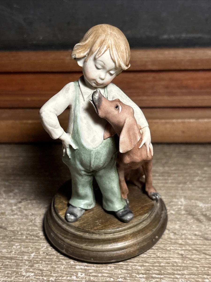 置物 g. Armani Giuseppe Armani DOG CHILDREN Armani Figurine Dog for sale | eBay