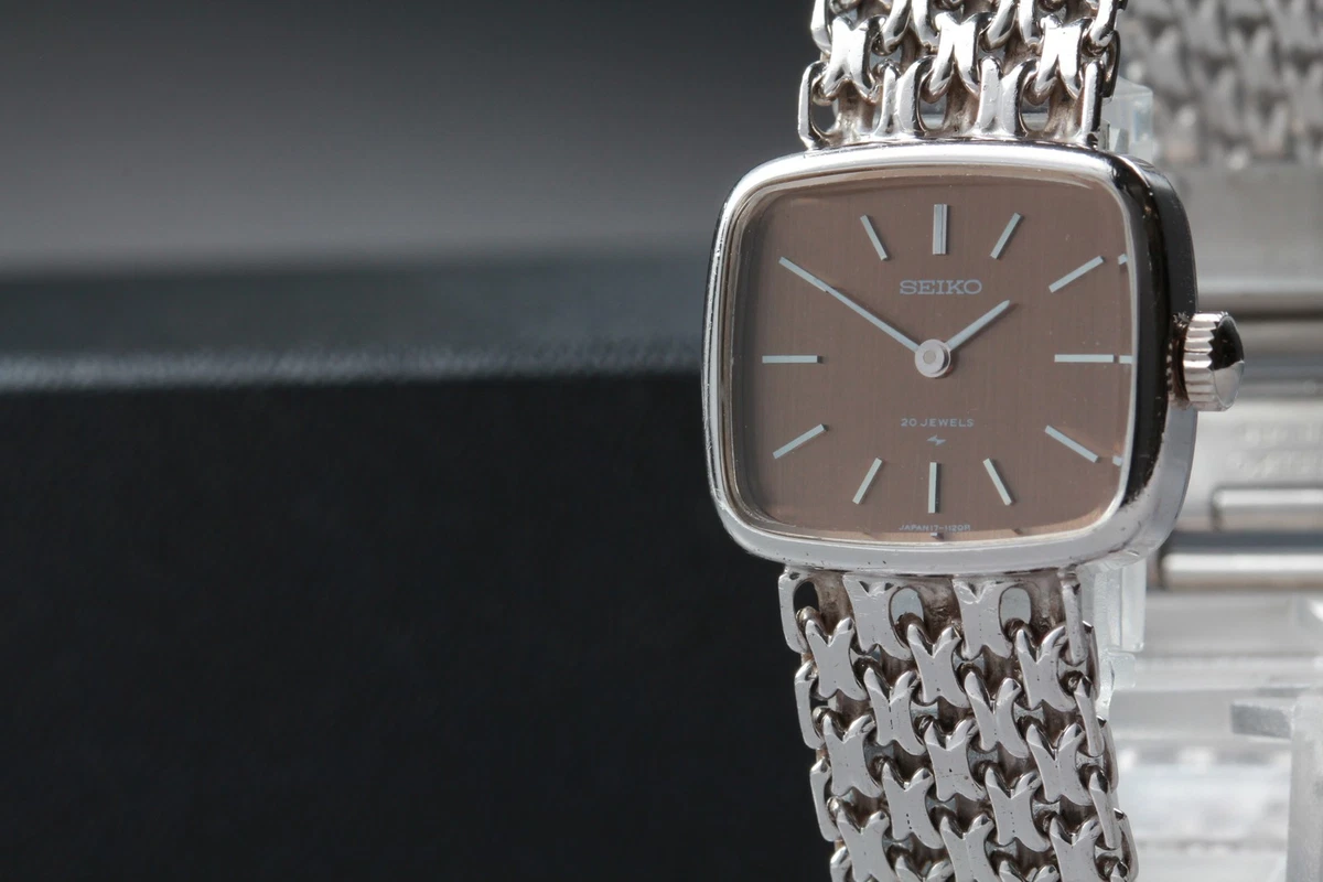 Seiko Silver Case Square Wristwatches for sale | eBay
